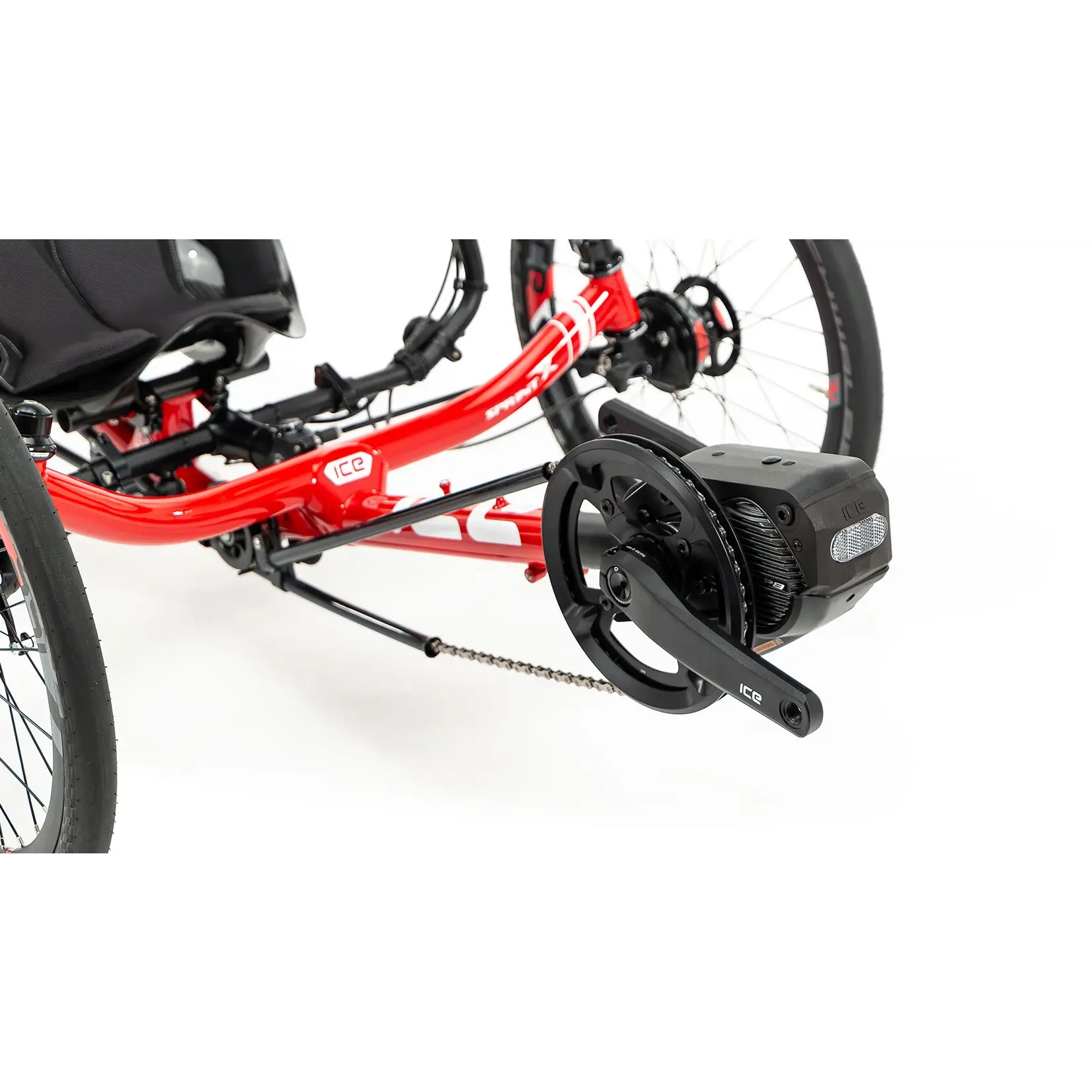 ICE Recumbent Trikes ICE folding trike Sprint X 26 with Suspension Electric- Grey