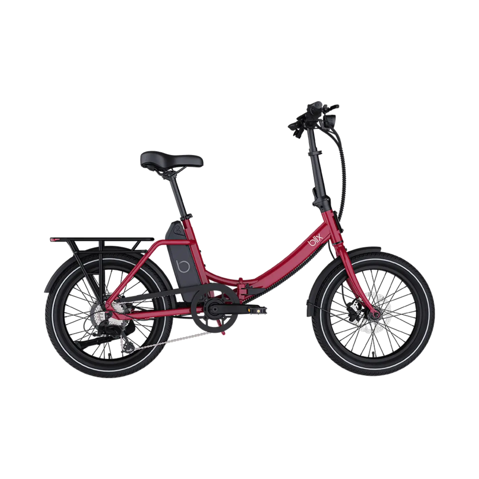 Blix Bikes Blix Vika X Folding eBike  Burgundy