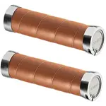 Brooks Brooks Slender Leather Grips - Honey, 130/130mm