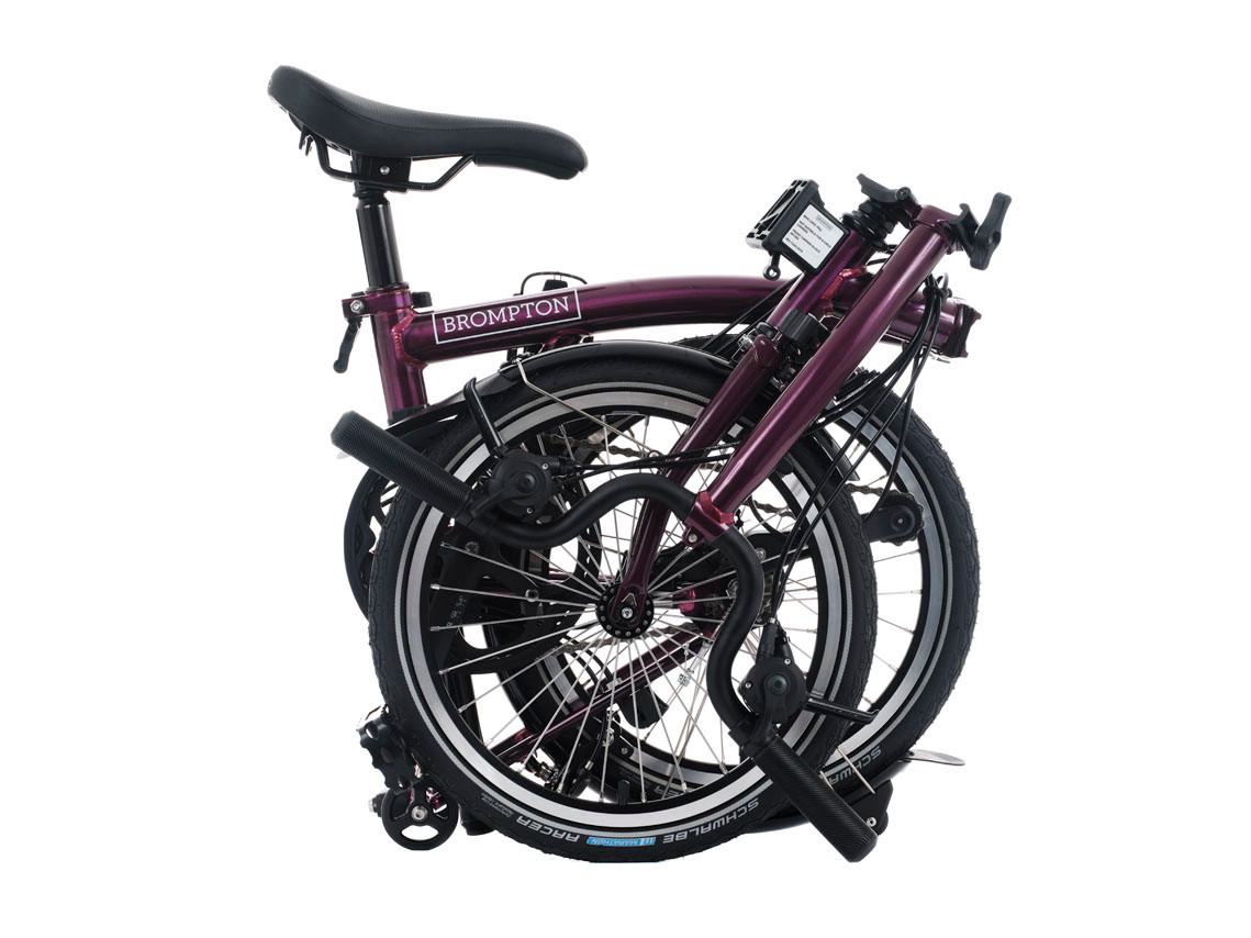 Brompton C Line 12 Speed M Handlebar Amethyst Lacquer - Freedom