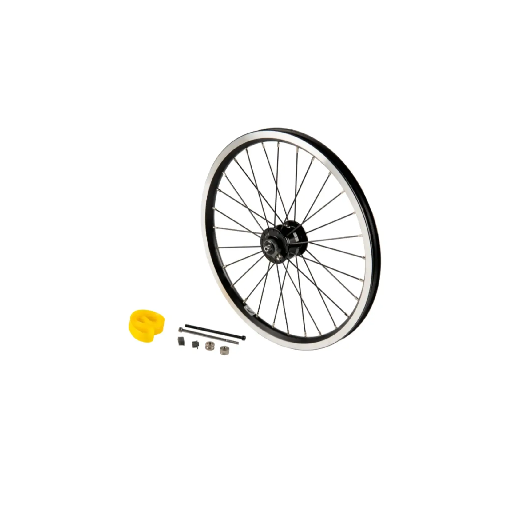 Brompton Brompton Front Wheel w/Shutter Precision Dynamo, Black