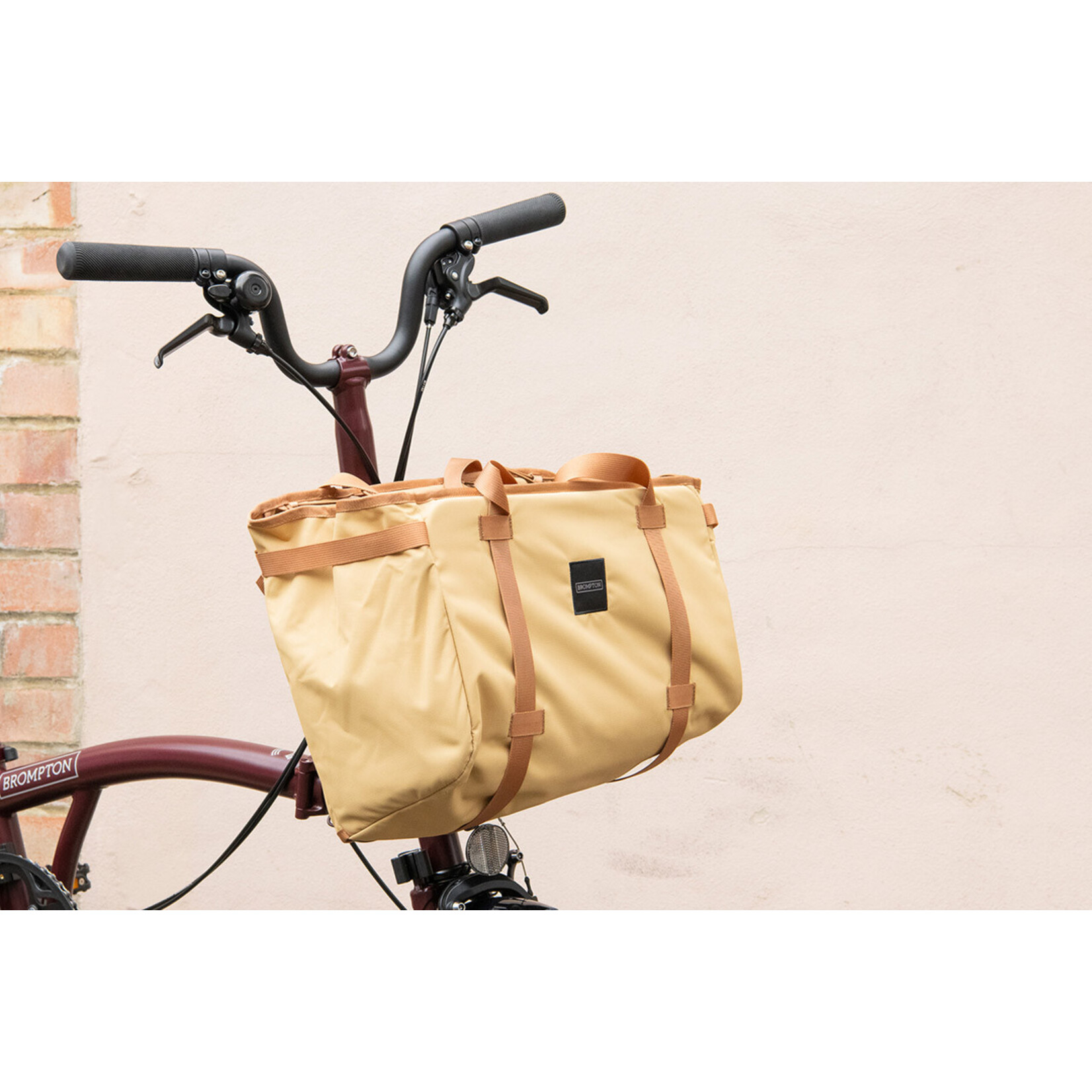 Brompton Brompton Basket Bag Large Sand