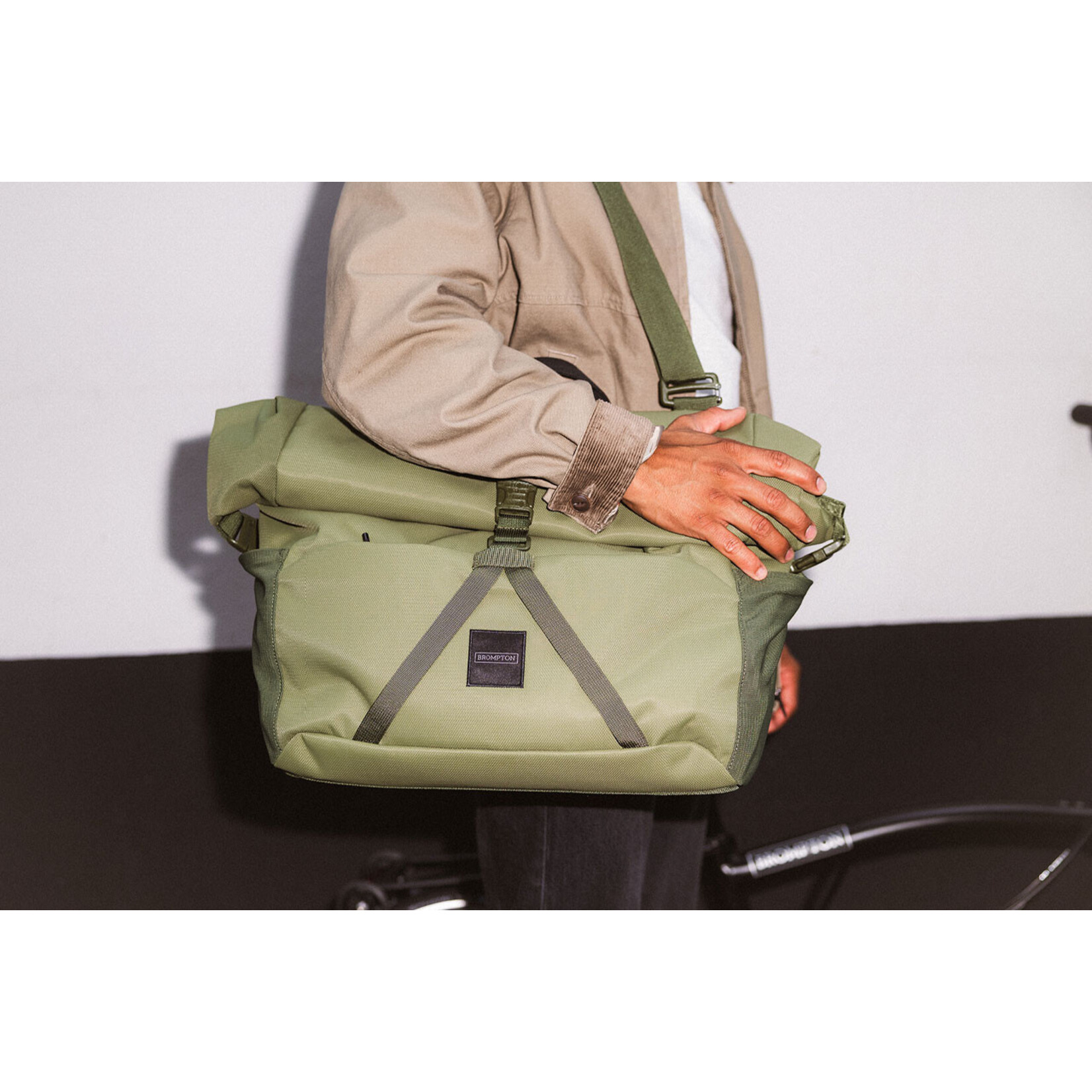 Brompton Brompton Rolltop Bag Large , Olive
