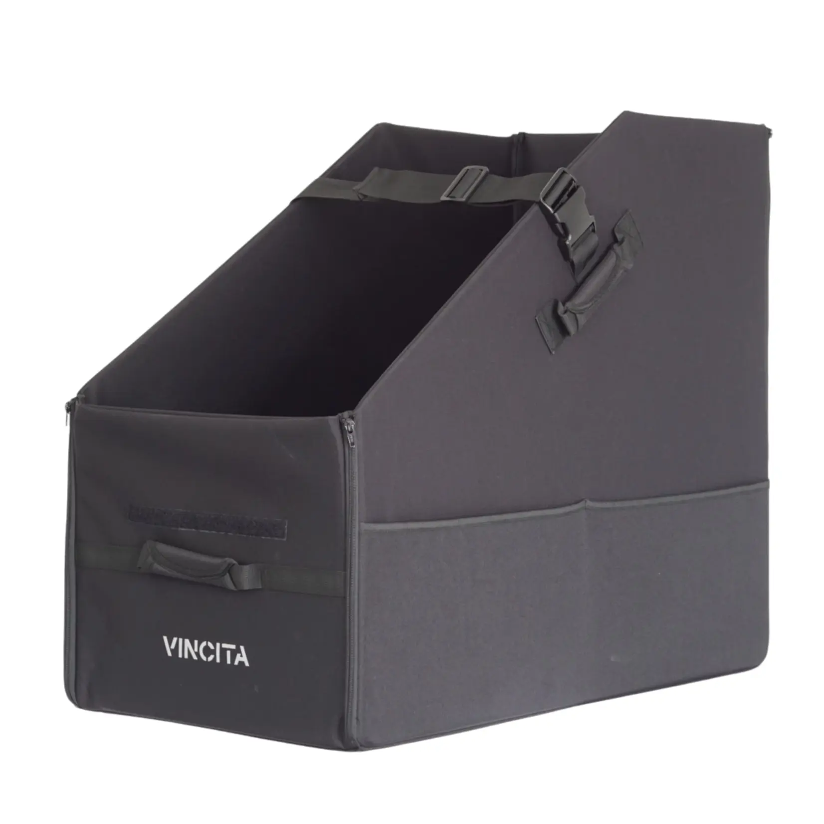 Vincita Vincita  Keeper Bike Box 2.0 Black with black zipper For Brompton A C P and T Line
