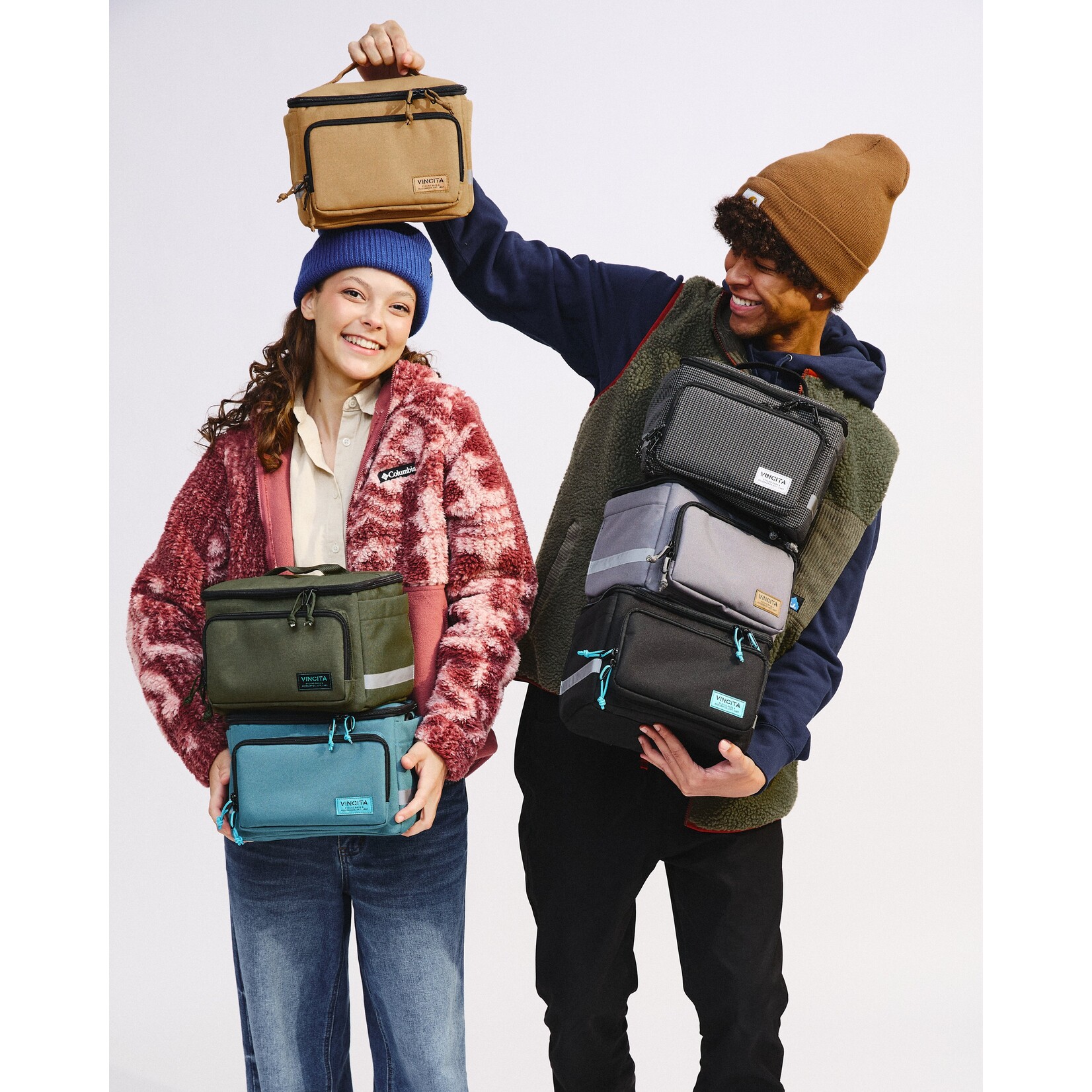 Vincita Vincita Candid M Front Bag for Brompton Blue