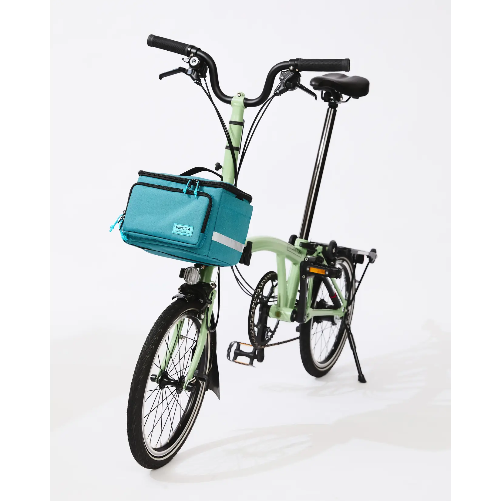 Vincita Vincita Candid M Front Bag for Brompton Blue