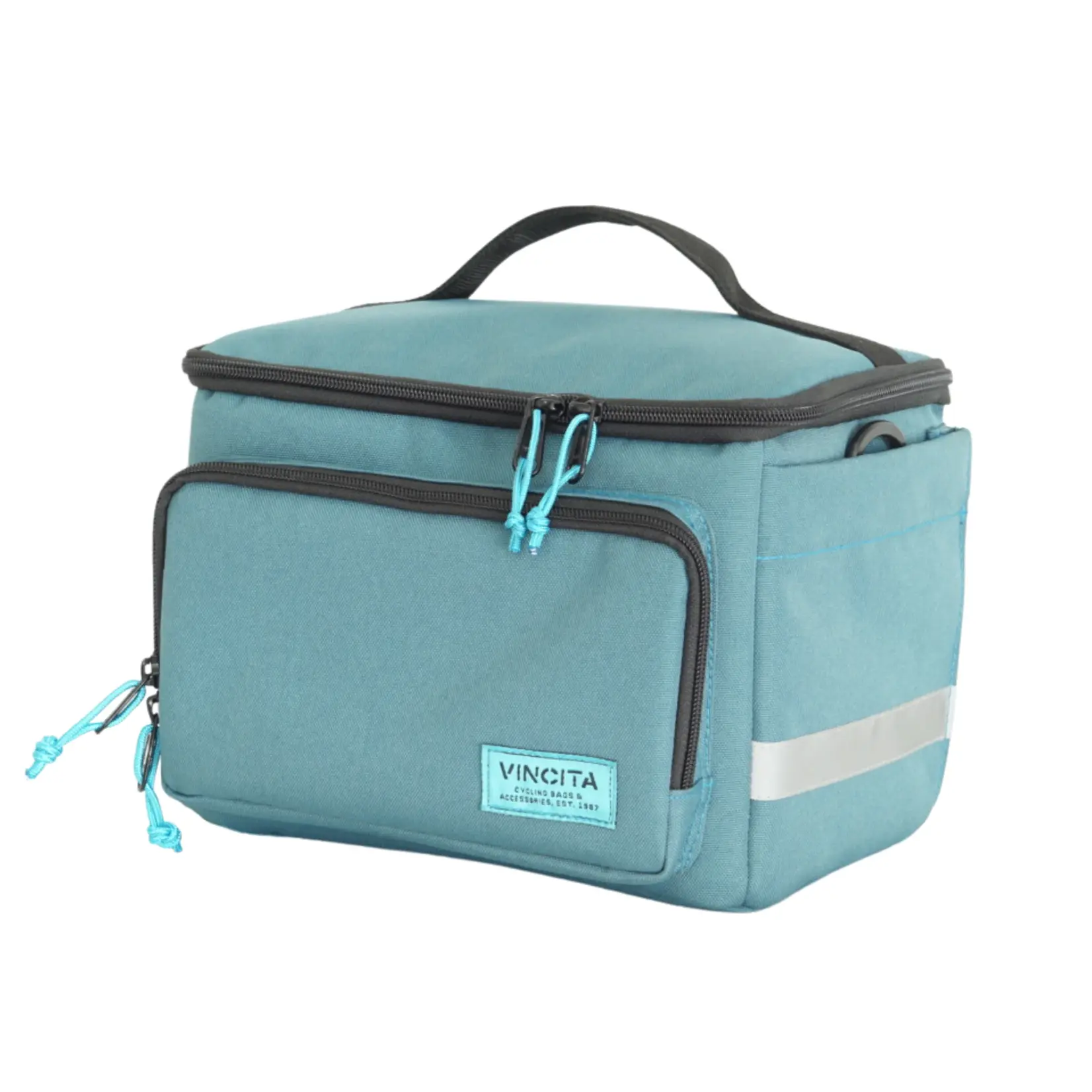 Vincita Vincita Candid M Front Bag for Brompton Blue