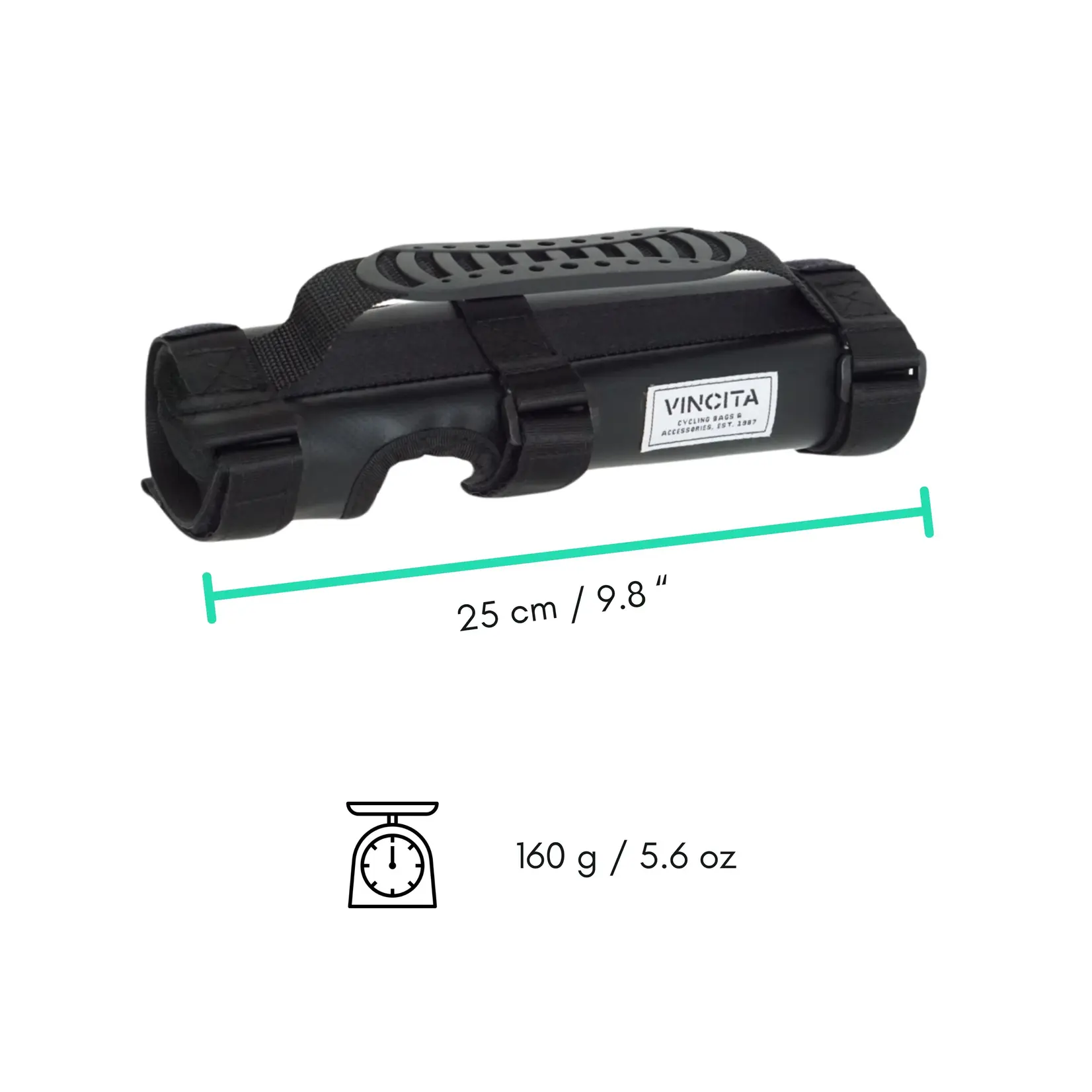 Vincita Vincita Invis Handgrip for Brompton Black