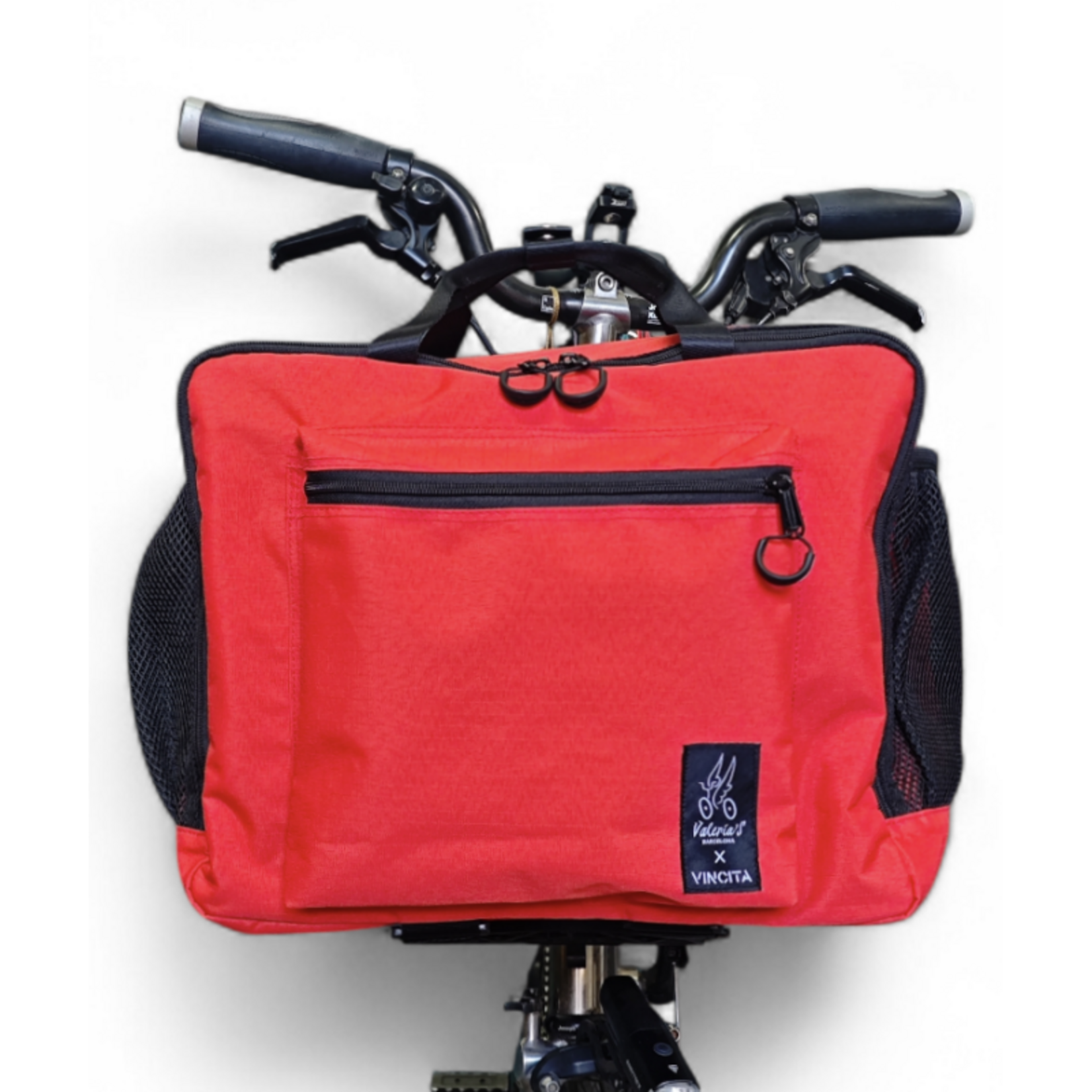 Valeria's Bike Accessories Valeria's universal backpack  Scarlet for Brompton red