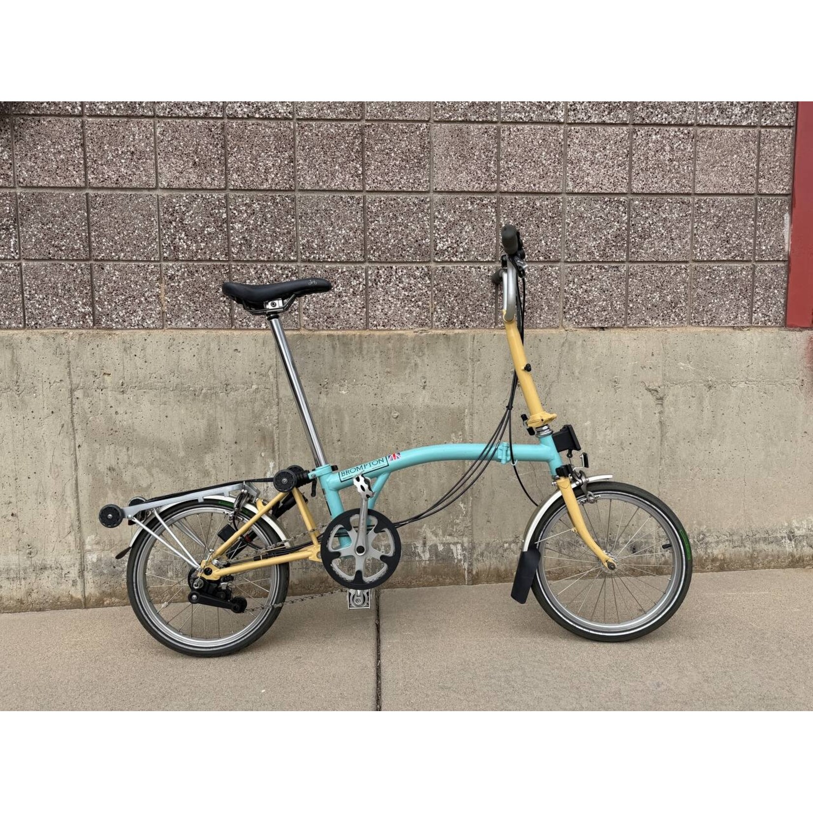 Brompton C line 6 speed Turkish Green M handlebar pre-owned