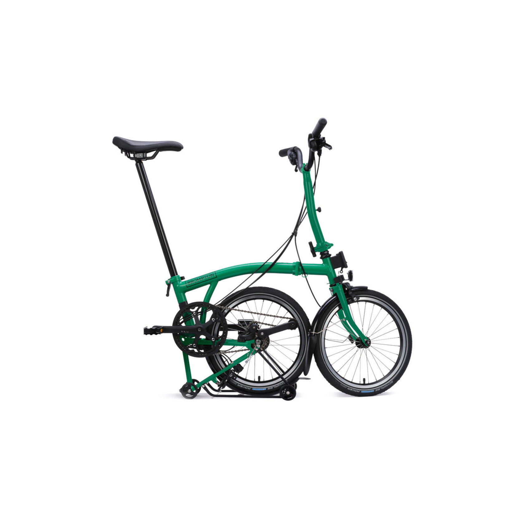 Brompton Brompton C line12 Speed with Roller Rack H Handlebar Palm Green