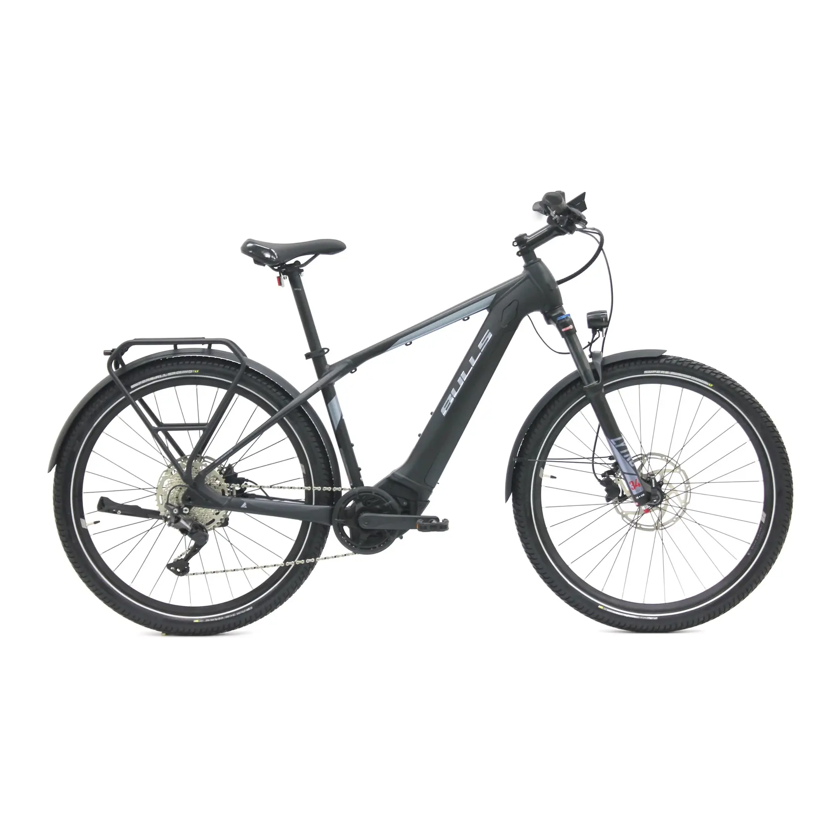 bulls Bulls ICONIC EVO 2 SPEED BLACK MATT 27.5X44CM