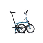 Brompton Brompton C Line with Roller Rack M handlebar- 12-speed Cloud Metallic