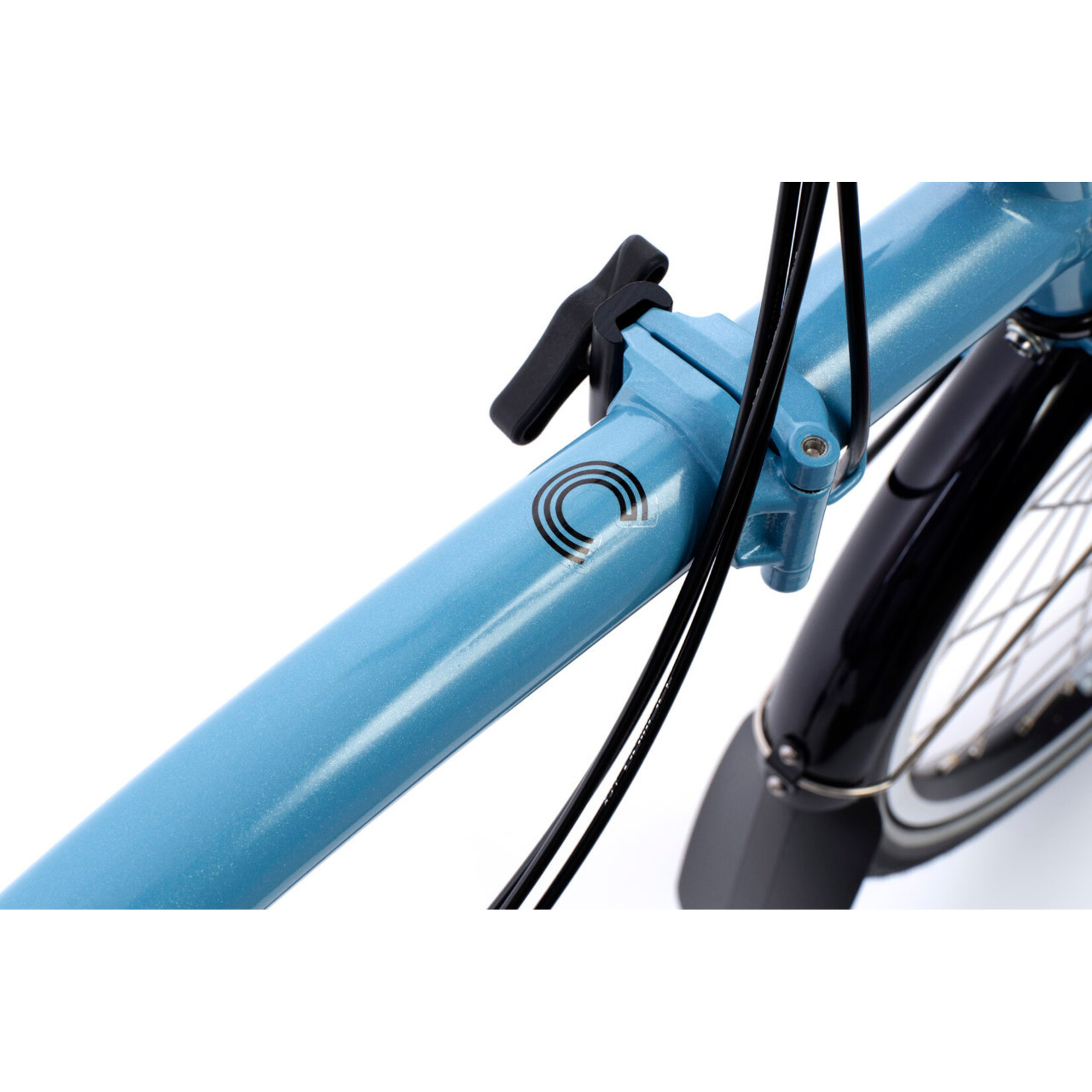 Brompton Brompton C Line with Roller Rack H handlebar- 12-speed Cloud Metallic