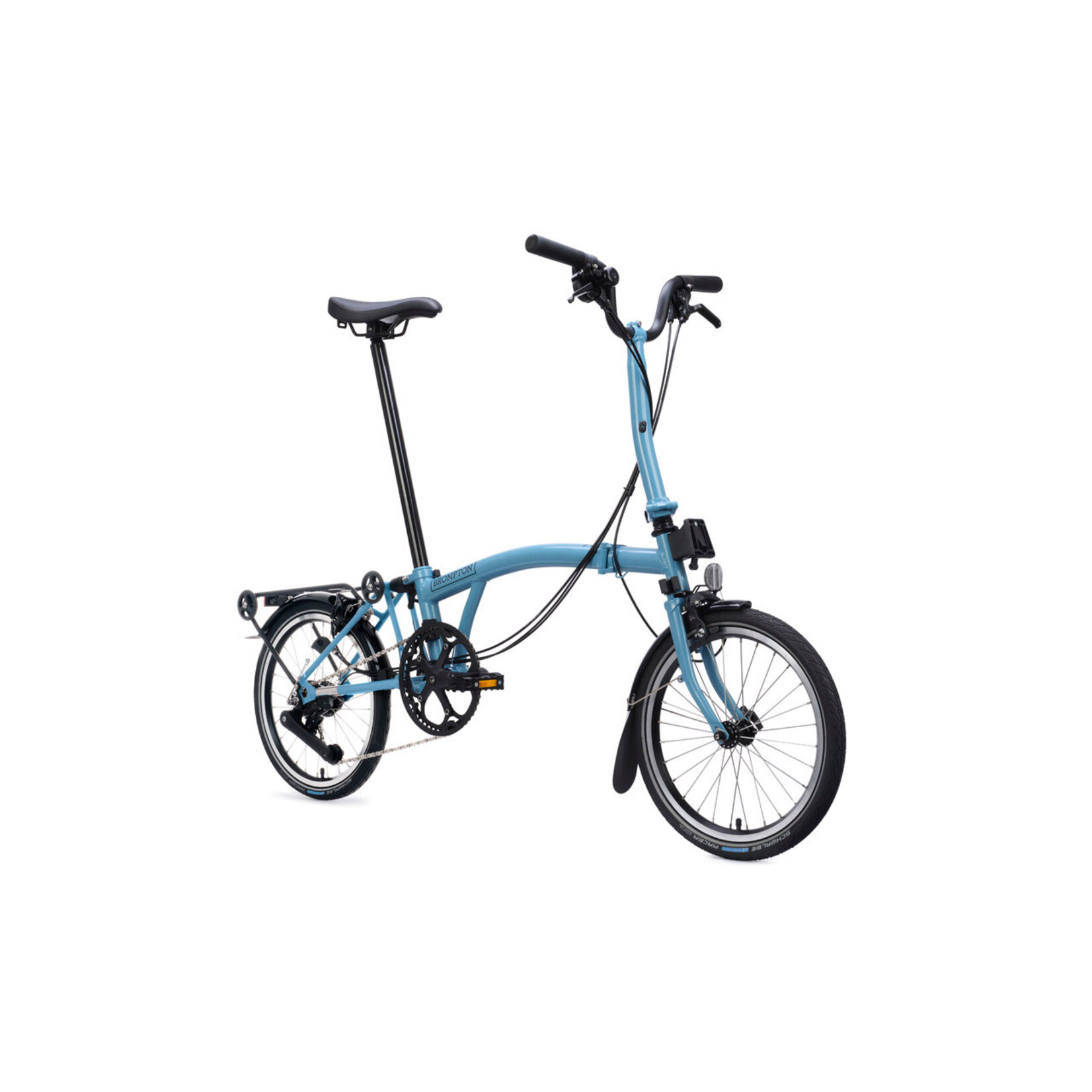 Brompton Brompton C Line with Roller Rack H handlebar- 12-speed Cloud Metallic