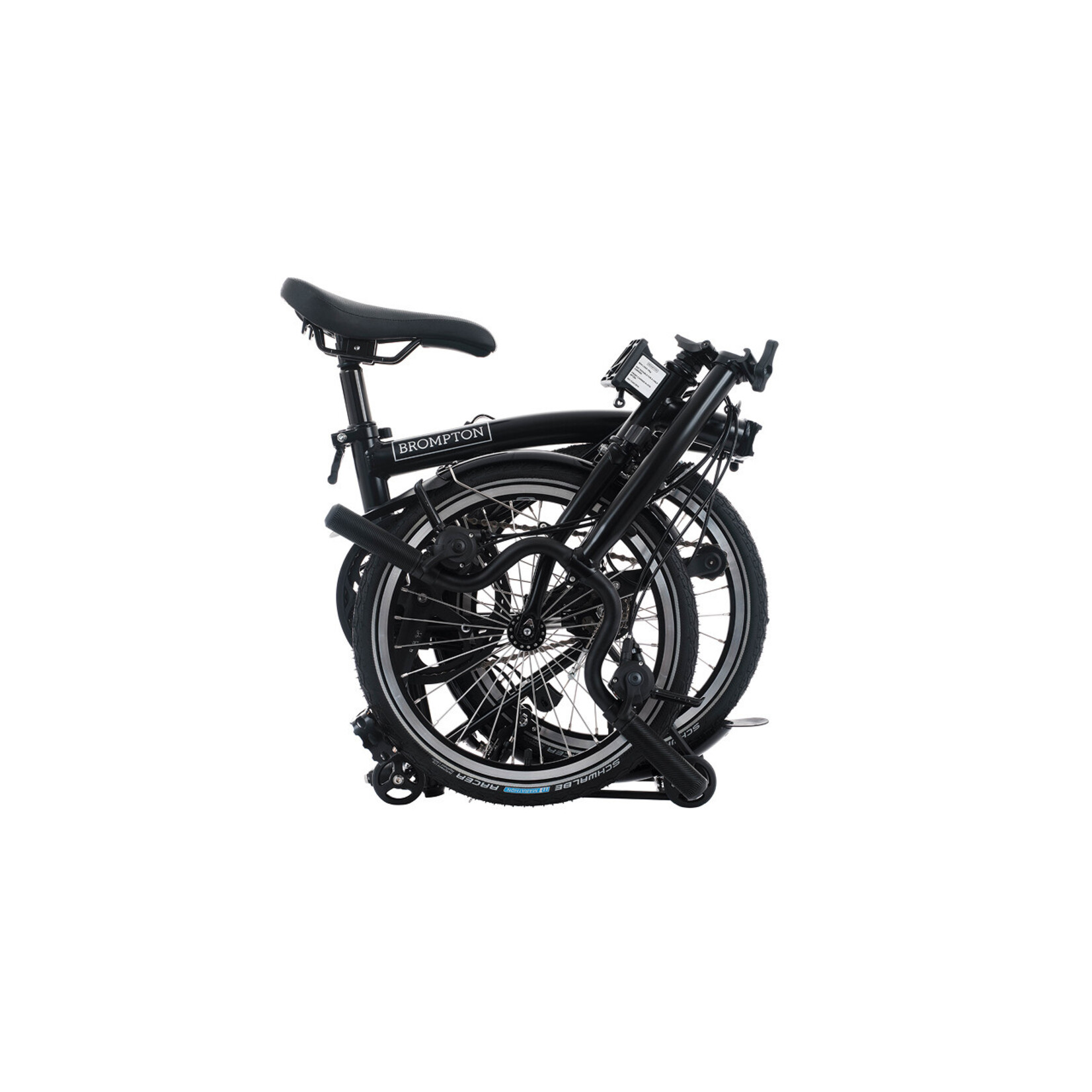 Brompton Brompton C Line 12 Speed  with Roller Rack M Handlebar Matt Black