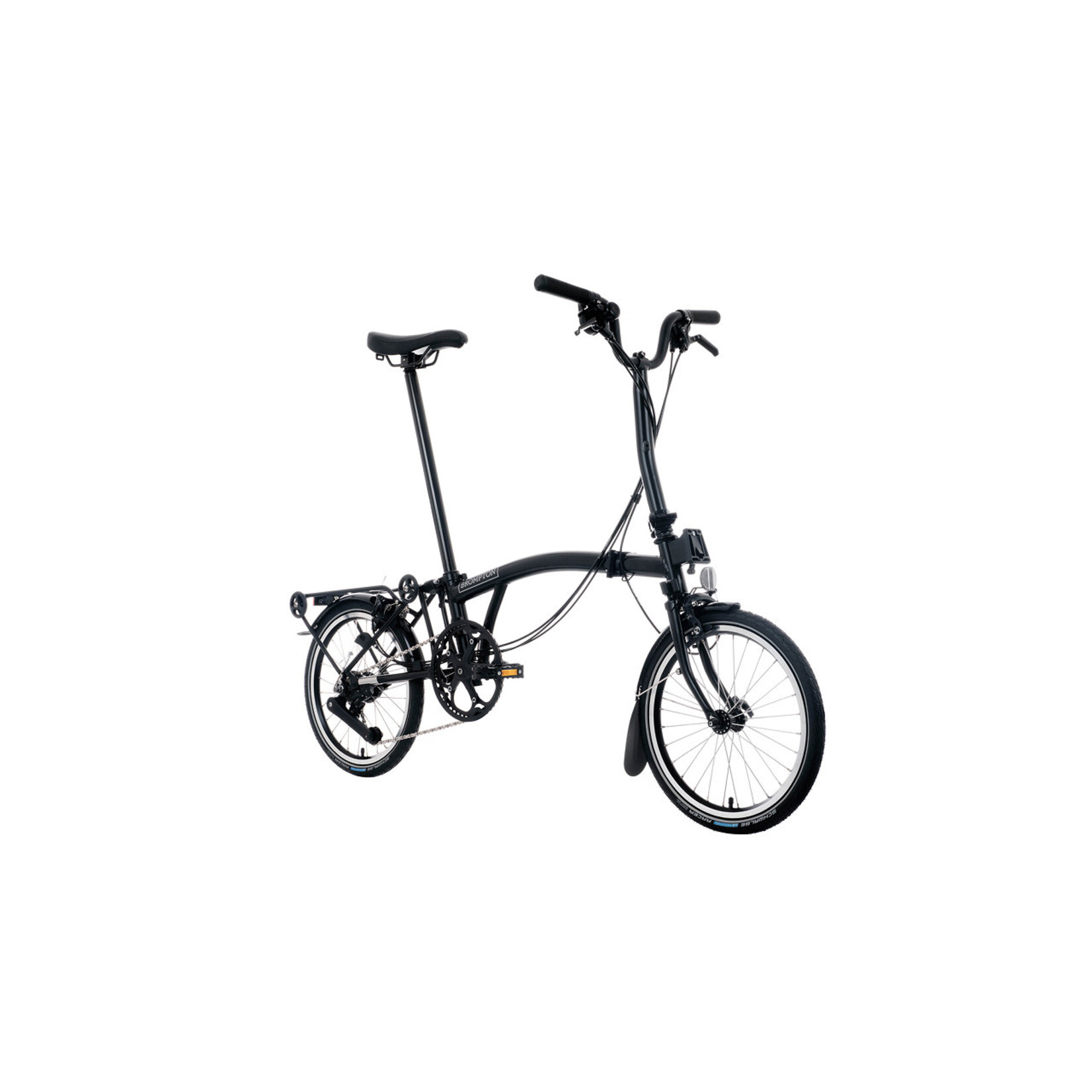 Brompton Brompton C Line 12 Speed  with Roller Rack M Handlebar Matt Black