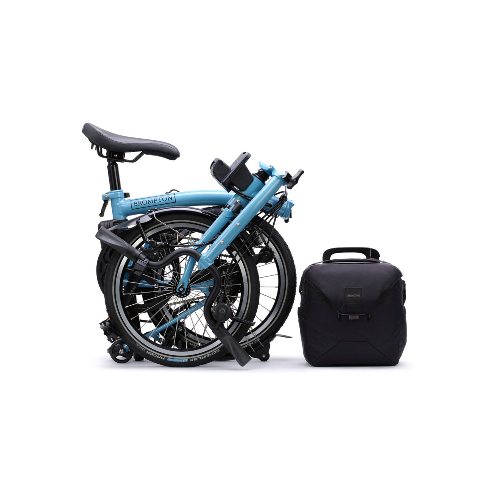 Brompton Brompton C line electric  4 speed H handlebar  Cloud  Metallic