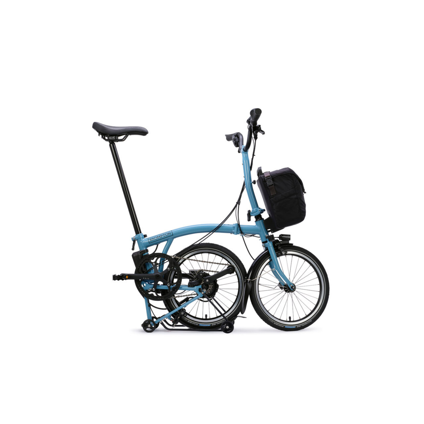 Brompton Brompton C line electric  4 speed H handlebar  Cloud  Metallic