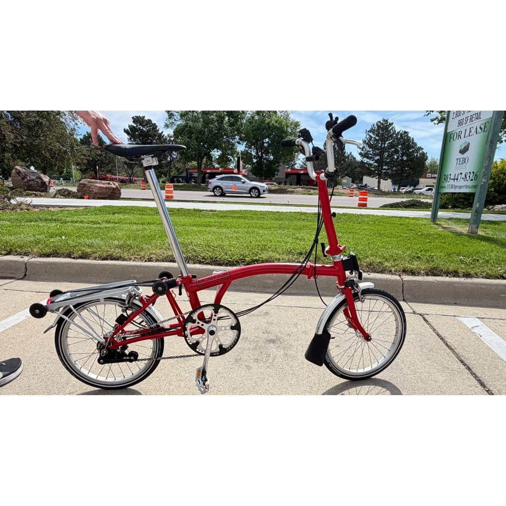 Brompton C line 6 speed M handlebar Red Pre-owned