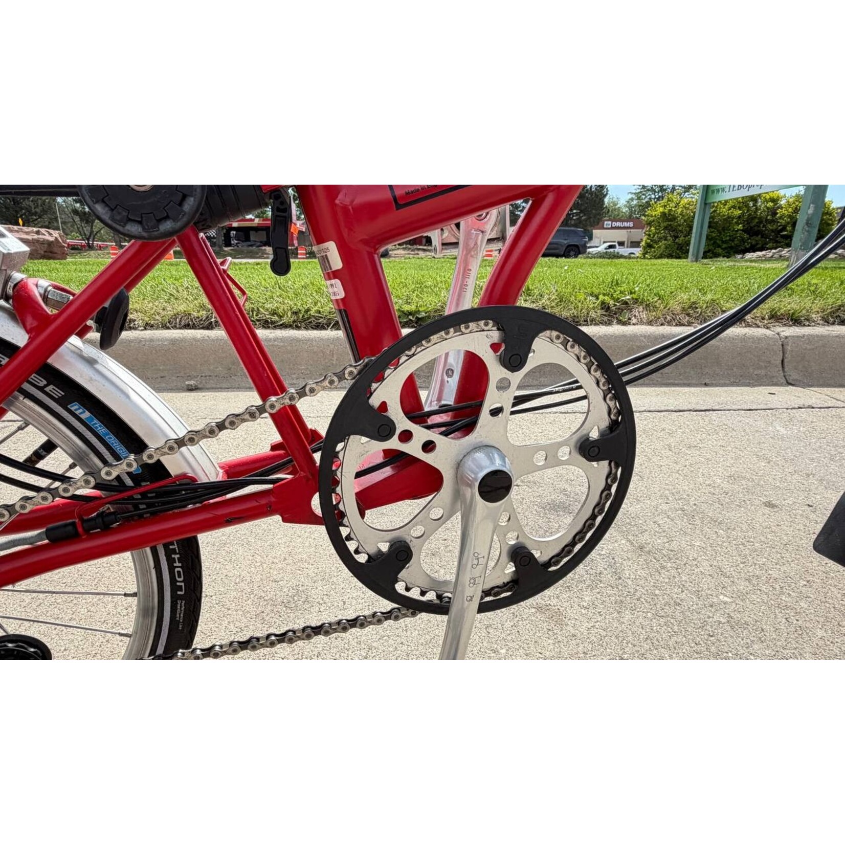Brompton C line 6 speed M handlebar Red Pre-owned