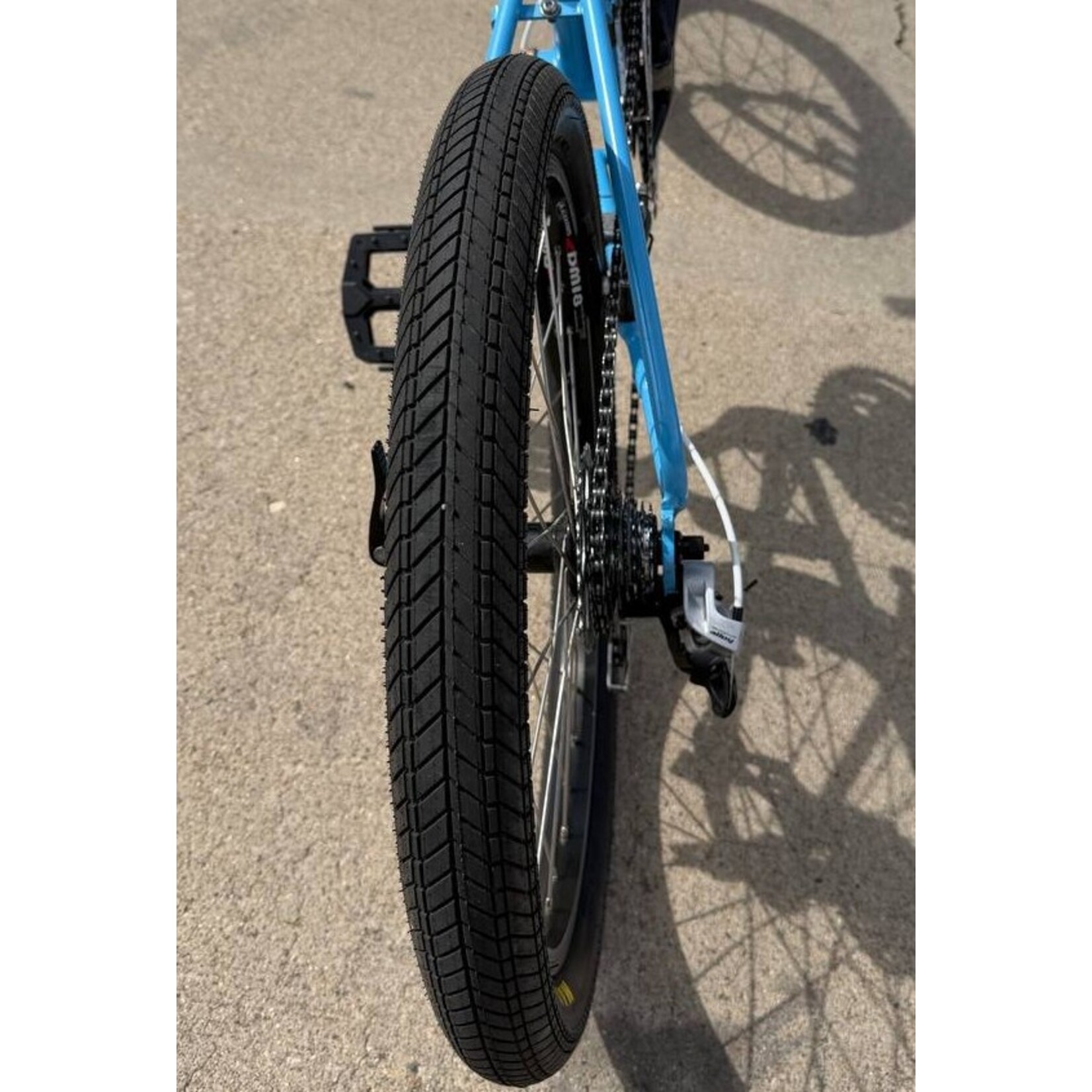Bike Friday pre-owned Light Blue color, 27 speed, excellent condition!