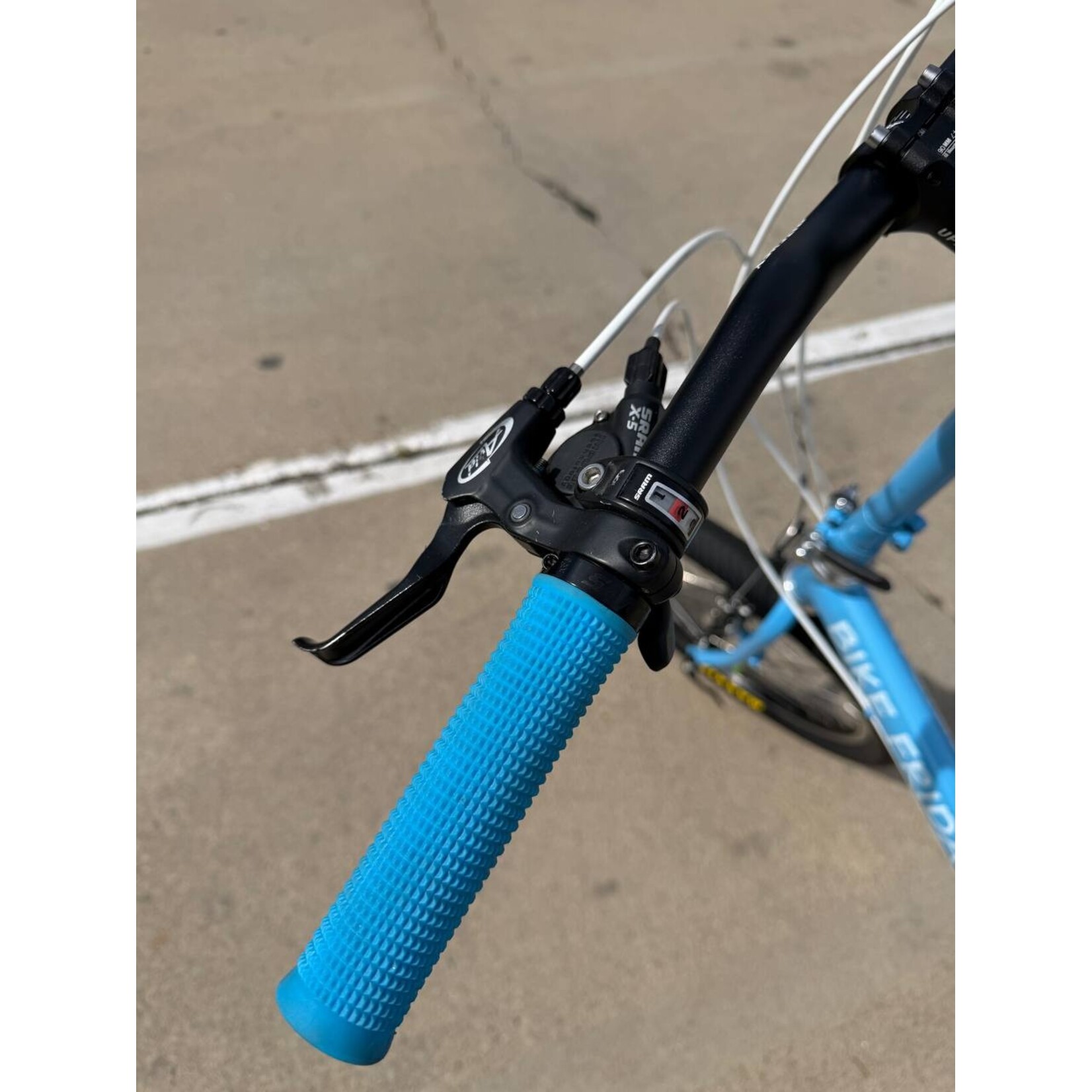 Bike Friday pre-owned Light Blue color, 27 speed, excellent condition!