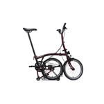 Brompton Brompton C line 12 speed with Roller Rack M handlebar Red Plum