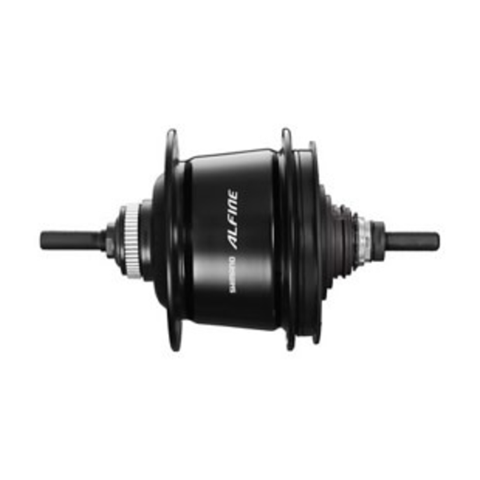 Shimano Alfine 8-Speed Internal Hub Gear, Disc, Black 32h, with shifter and interface