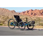 ICE Recumbent Trikes ICE Adventure 26 Full Suspension - Blue PERS V4 D kit chainless electric trike