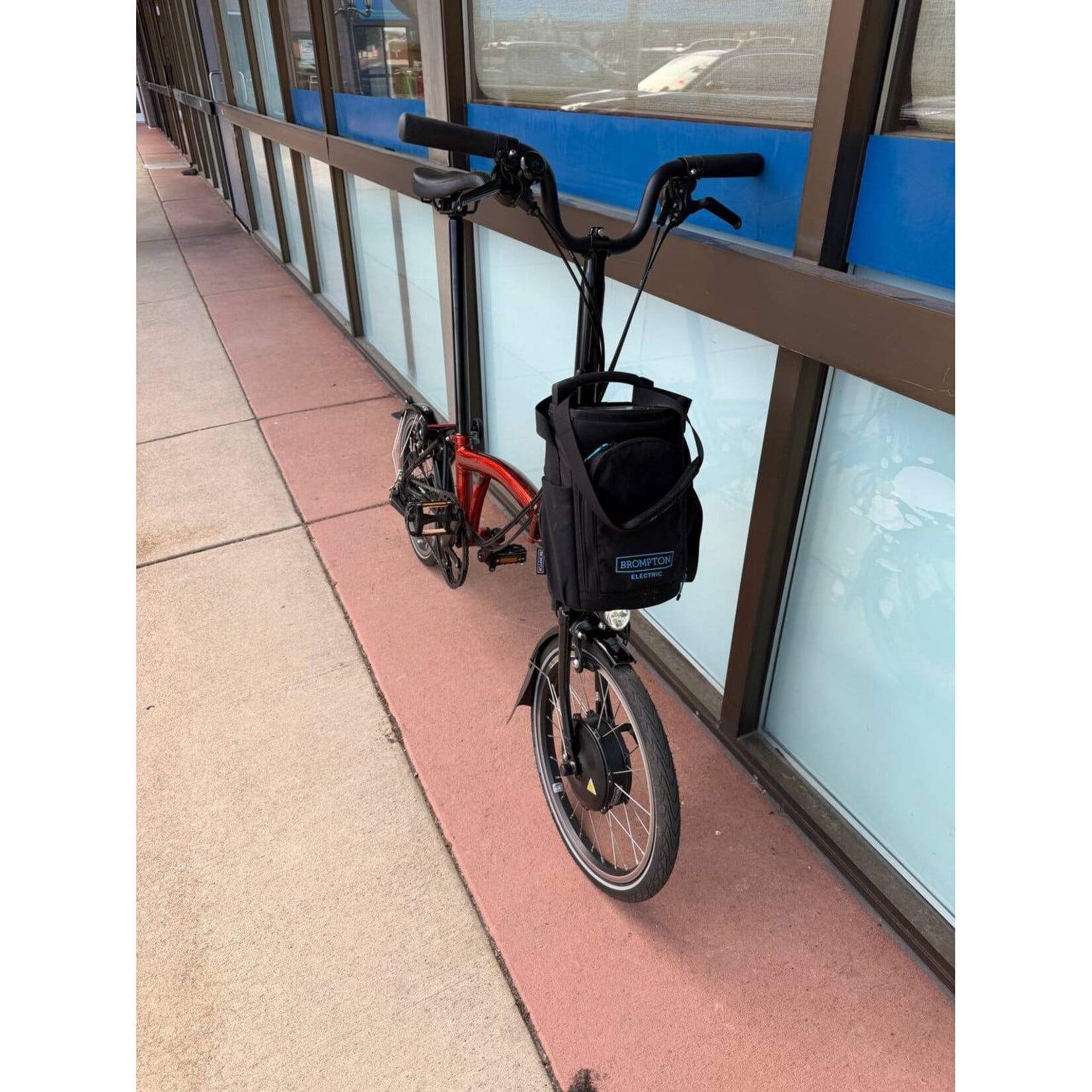Brompton Brompton Electric Flame Lacquer C Line Explore High Handlebar - pre-owned
