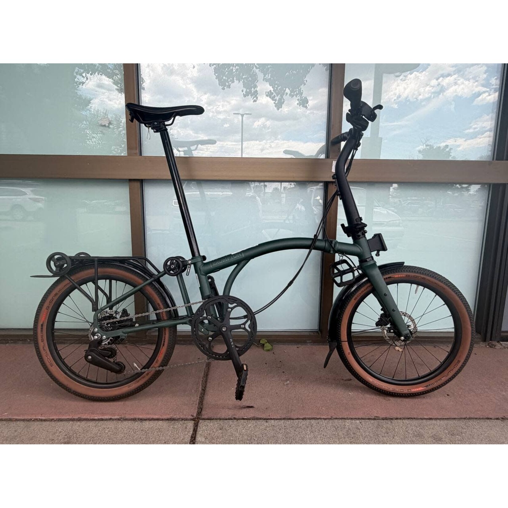 Brompton Open box sale Brompton G Line 8 Speed Large Forest Green