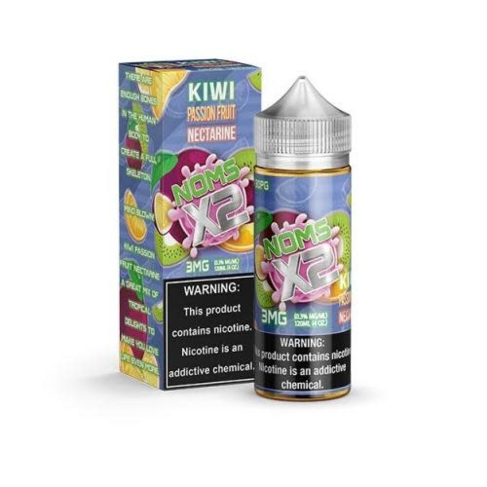 Nomenon Noms X2 Kiwi Passionfruit Nectarine 120ml