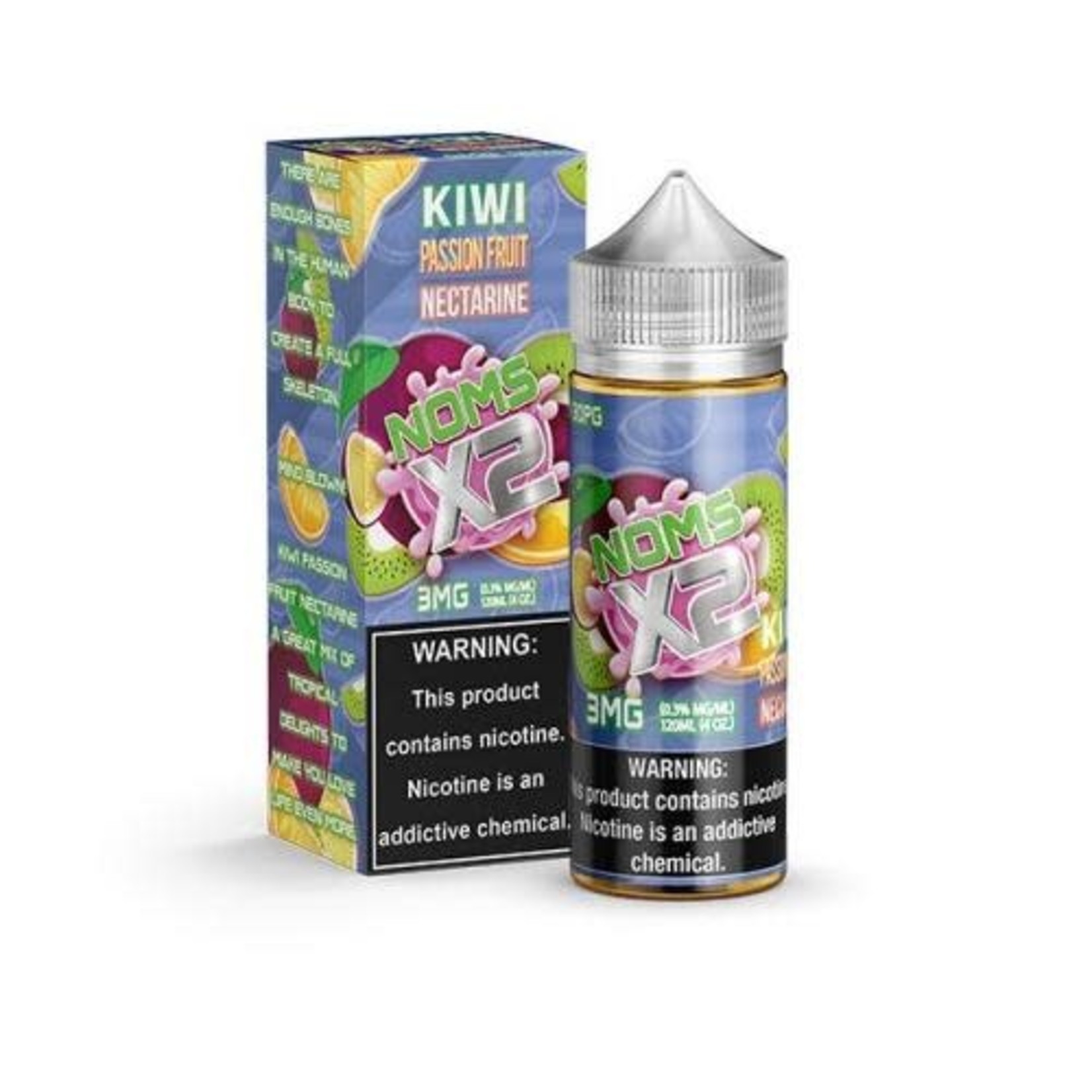 Noms X2 Kiwi Passionfruit Nectarine 120ml