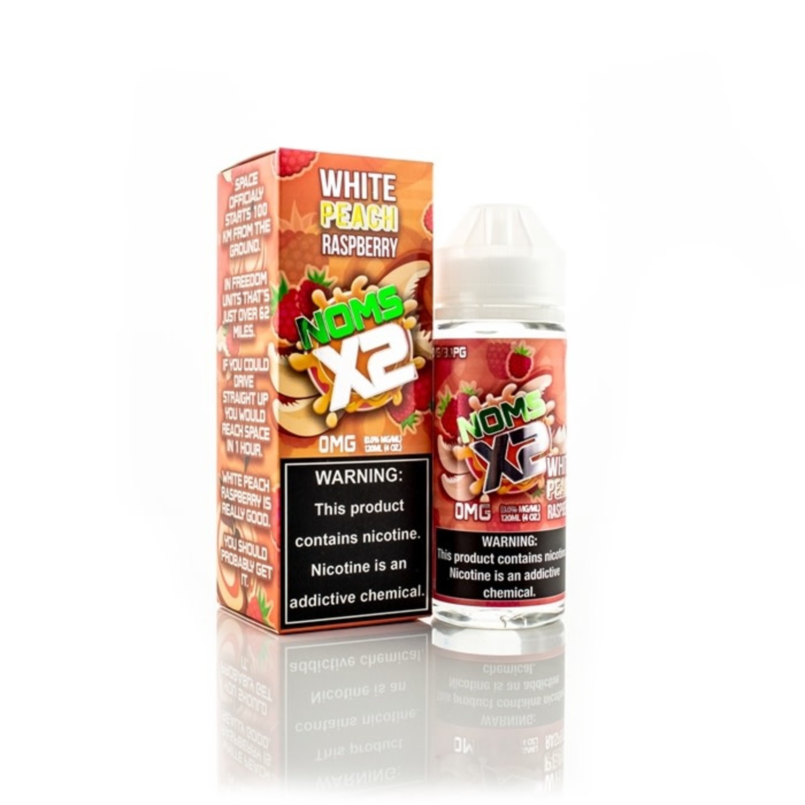 Nomenon Noms X2 White Peach Raspberry 120ml