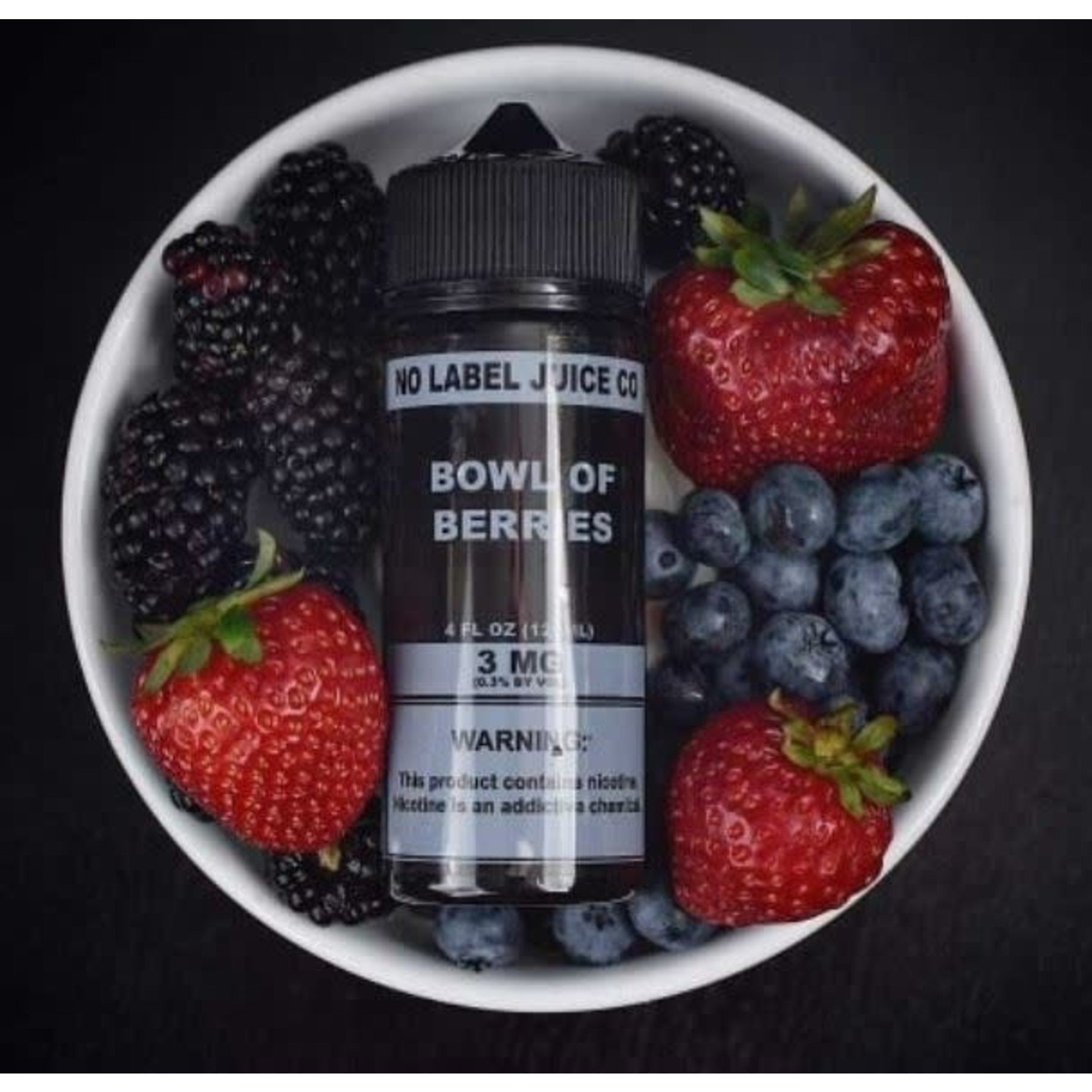 No Label Juice Co. Bowl of Berries 120ml