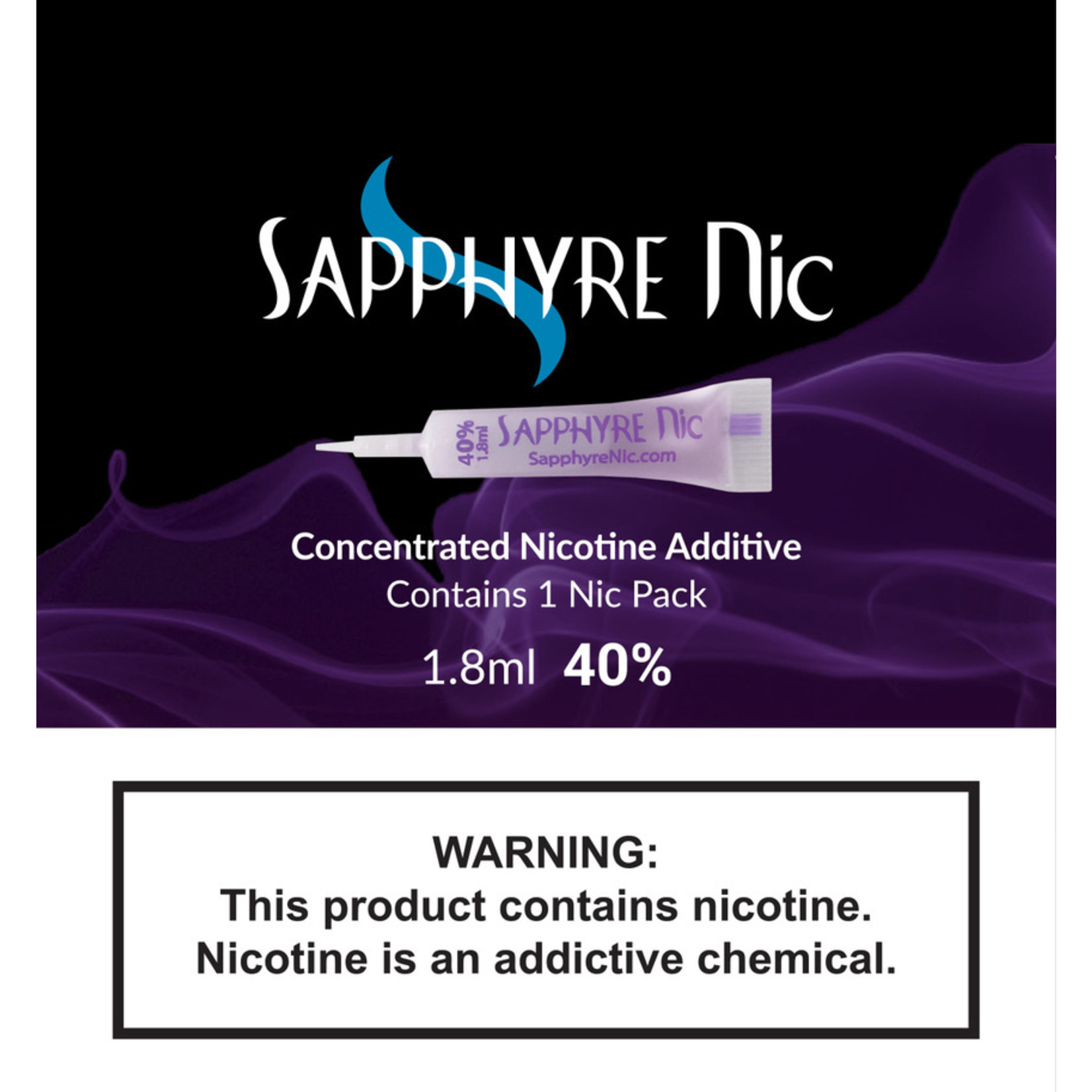 Sapphyre Nic Nicotine Additive 1.8ml 40%