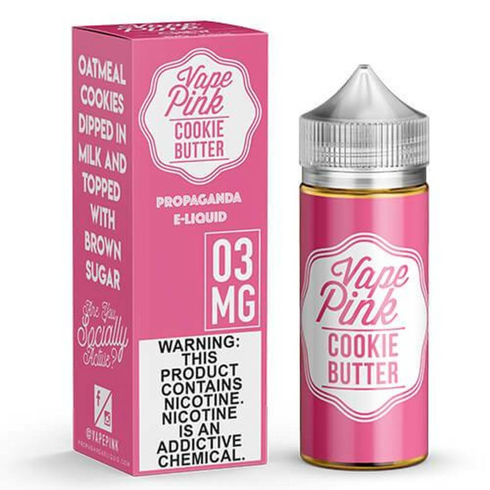 Vape Pink Propaganda Cookie Butter 100ml