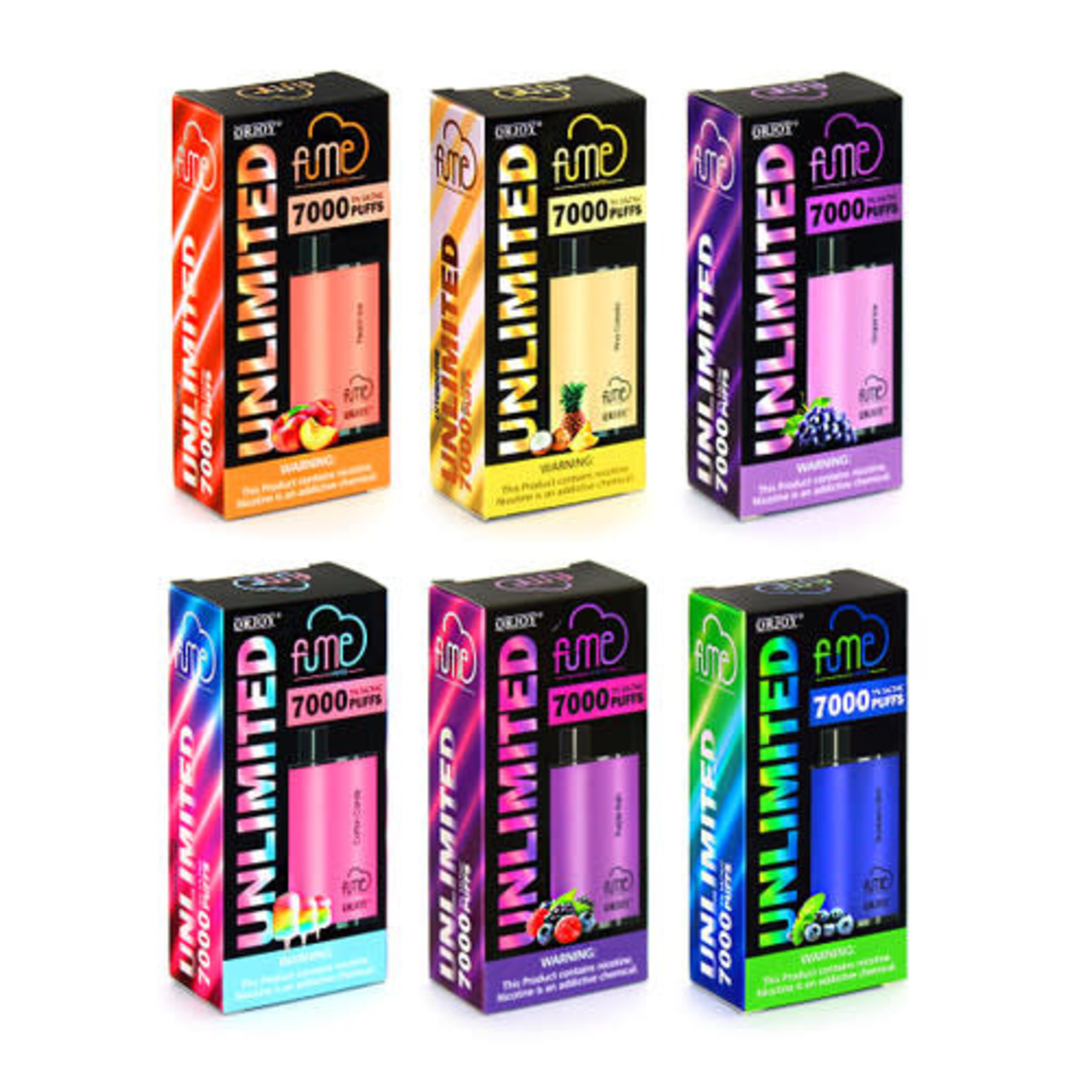 Fume Unlimited 5% (7000 puffs) - K Town Vape