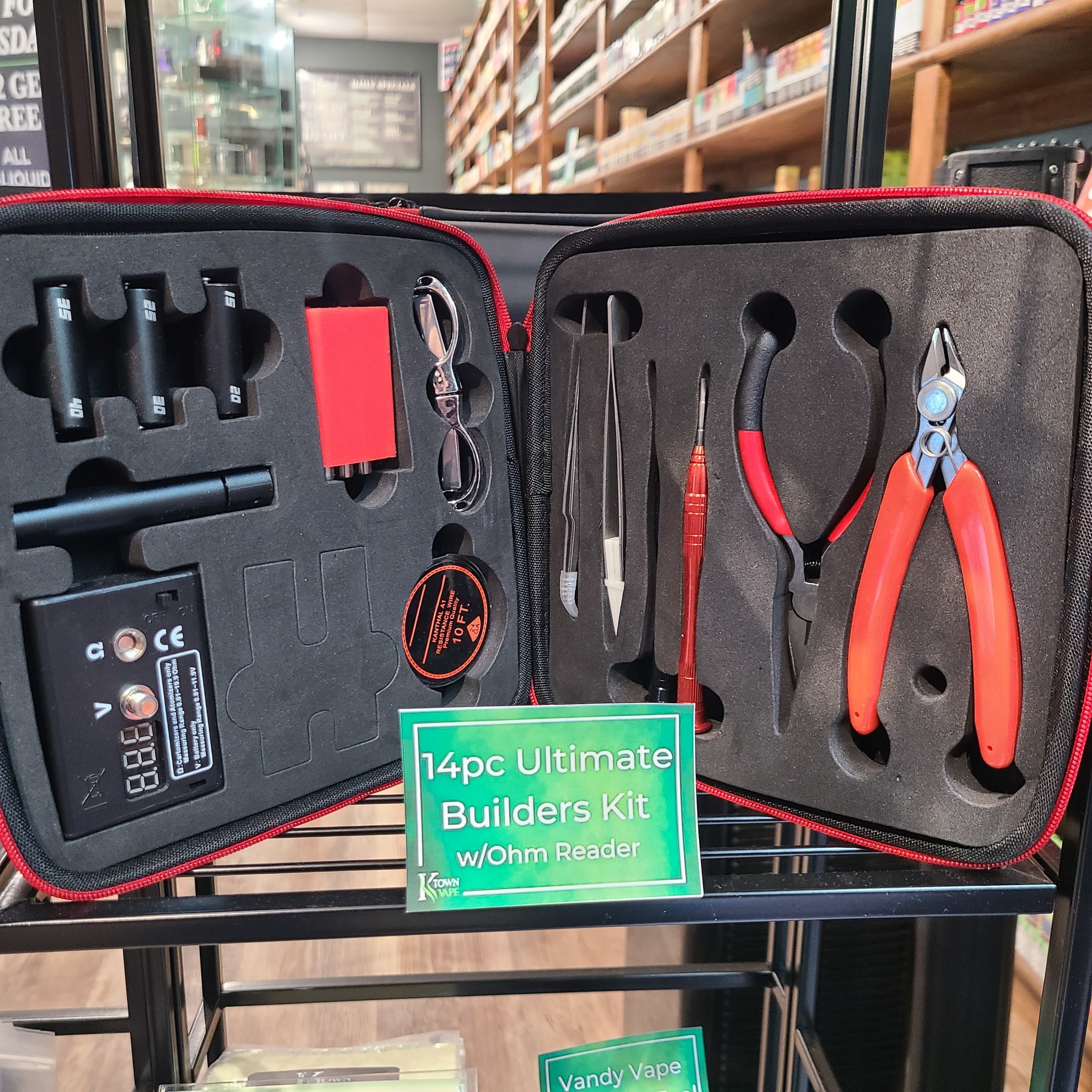 14 piece Coil Building Kit (Blk/Red)