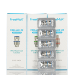 FreeMax Fireluke 22 Coils (Box of 5) DTL Mesh .25