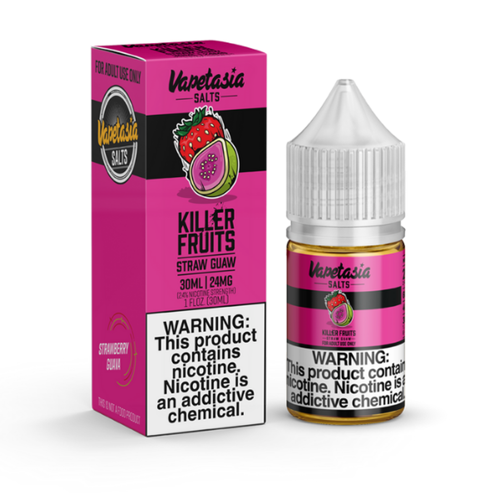 Vapetasia Salts Killer Fruits 30ml Straw Guaw 24mg