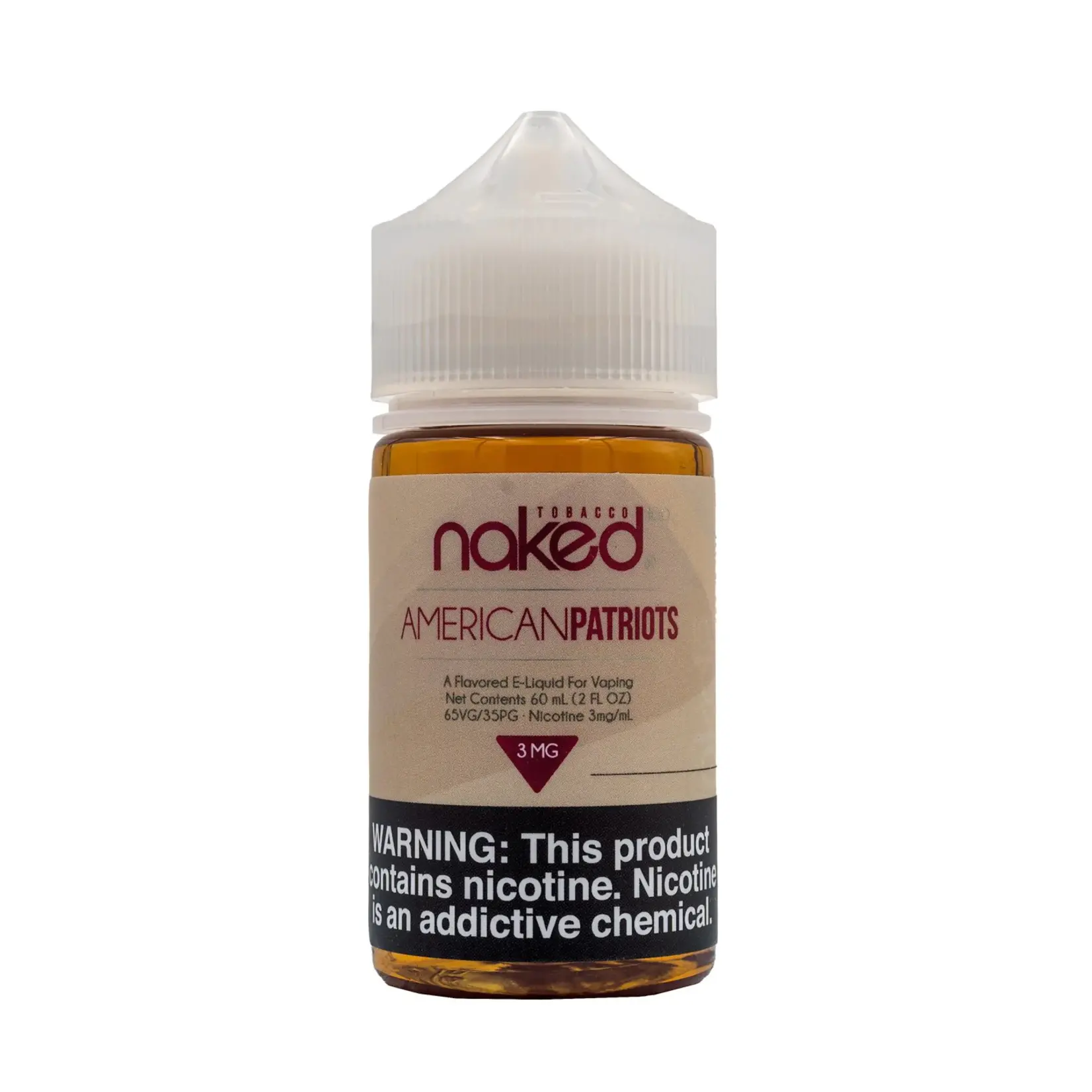 Naked100 Tobacco American Patriots (American Cowboy) 60ml 3mg