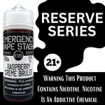 Emergency Vape Stash Reserve 120ml Raspberry Creme Brulee 3mg