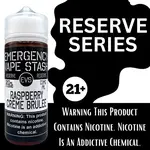 Emergency Vape Stash Reserve 120ml Raspberry Creme Brulee 0mg