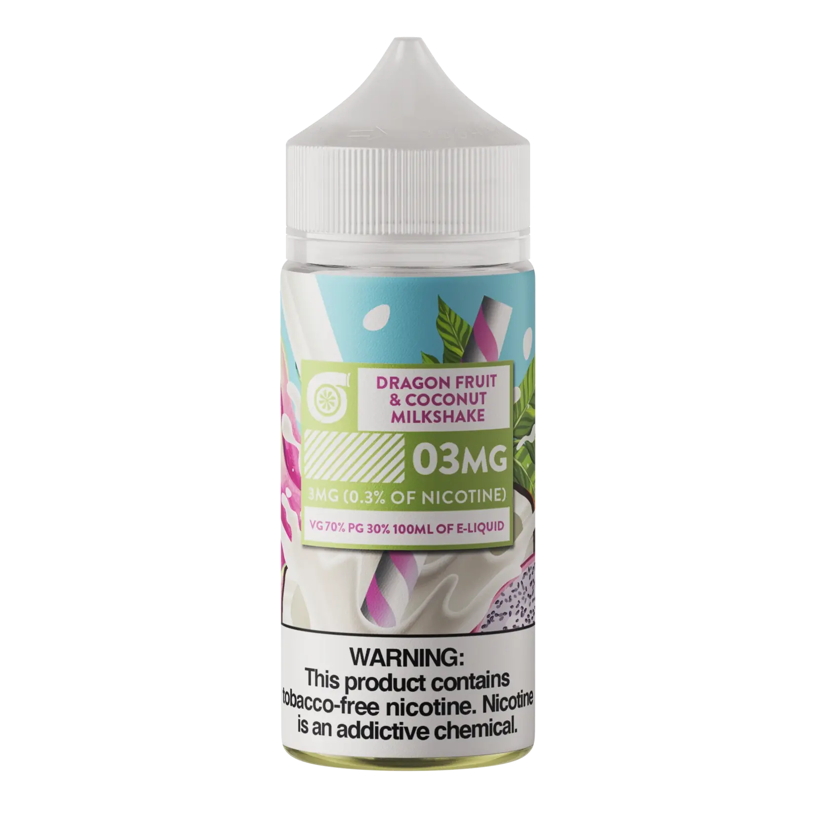 Boosted E-Juice Dragonfruit Coconut Milkshake 100ml 12mg