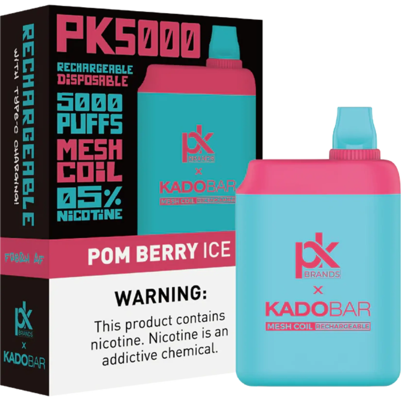 Kado Bar X Pod King PK5000 Pod King 5000 puff 5%