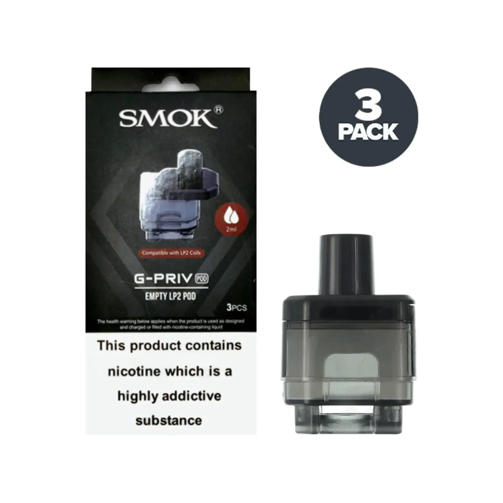 Smok Smok G-Priv Empty LP2 Pod (3 Pack)
