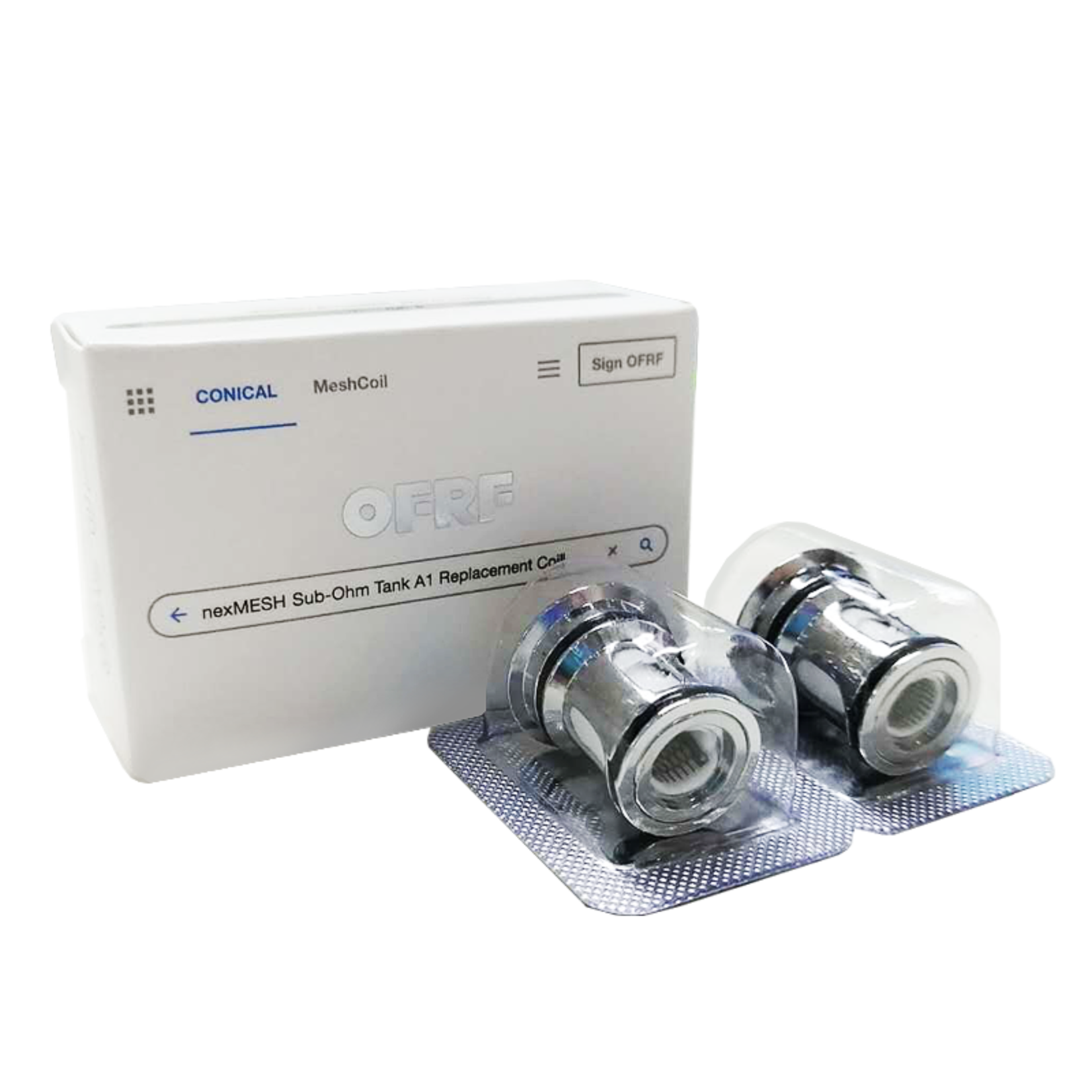 nexMesh Sub-Ohm (Box of 2) 0.2 ohms Conical