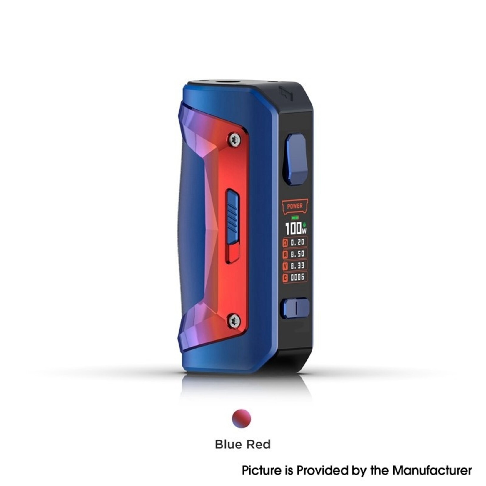 GeekVape Aegis Solo 2 (S100) Mod Blue Red *As Is*